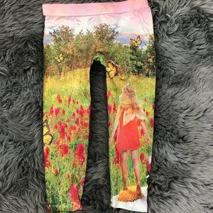 Toughskins | Girl's Photo Leggings | Multicolour | Size 4T